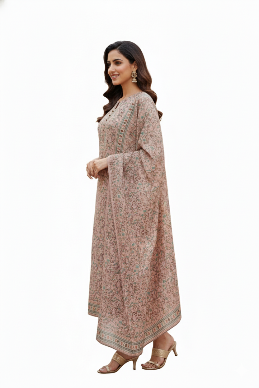 Pastel Pink Floral Suit